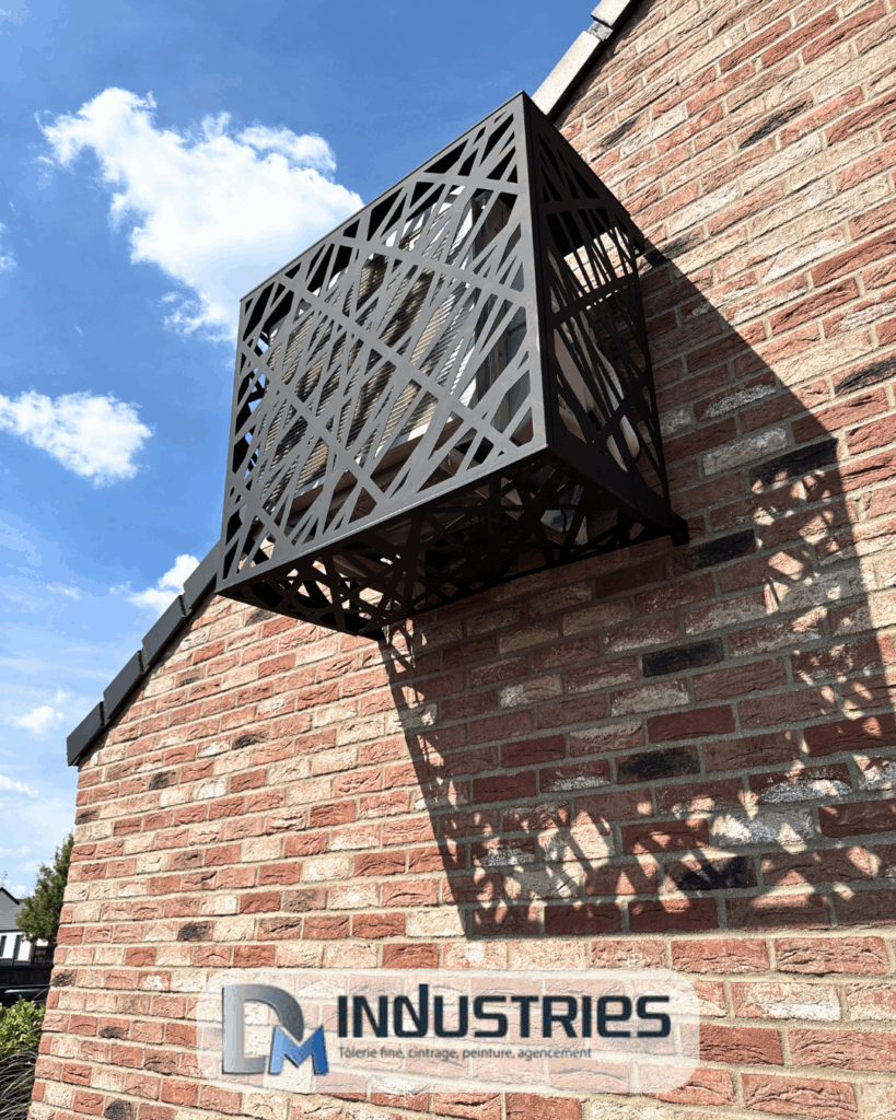 Cache clim design sur clim murale