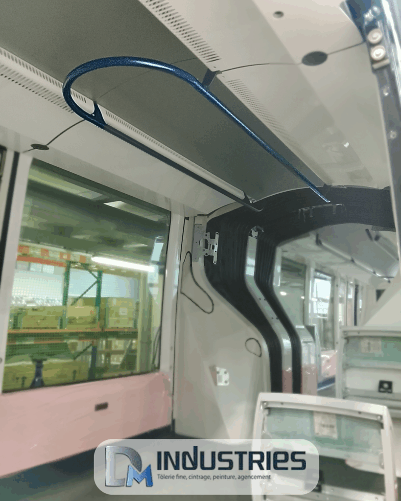 fabrique des rampes de maintien pour trains