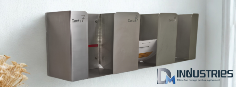 support pour gants en inox 304