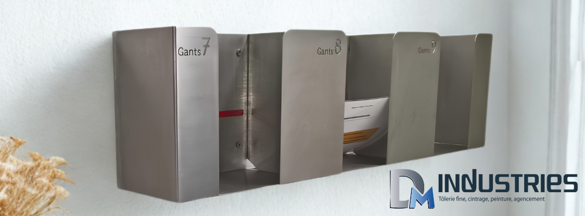 support pour gants en inox 304