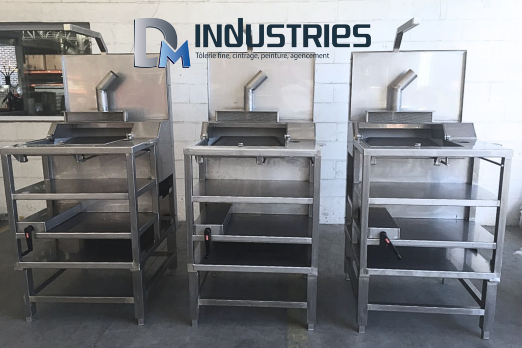 Table élévatrice laboratoire pharmaceutique 