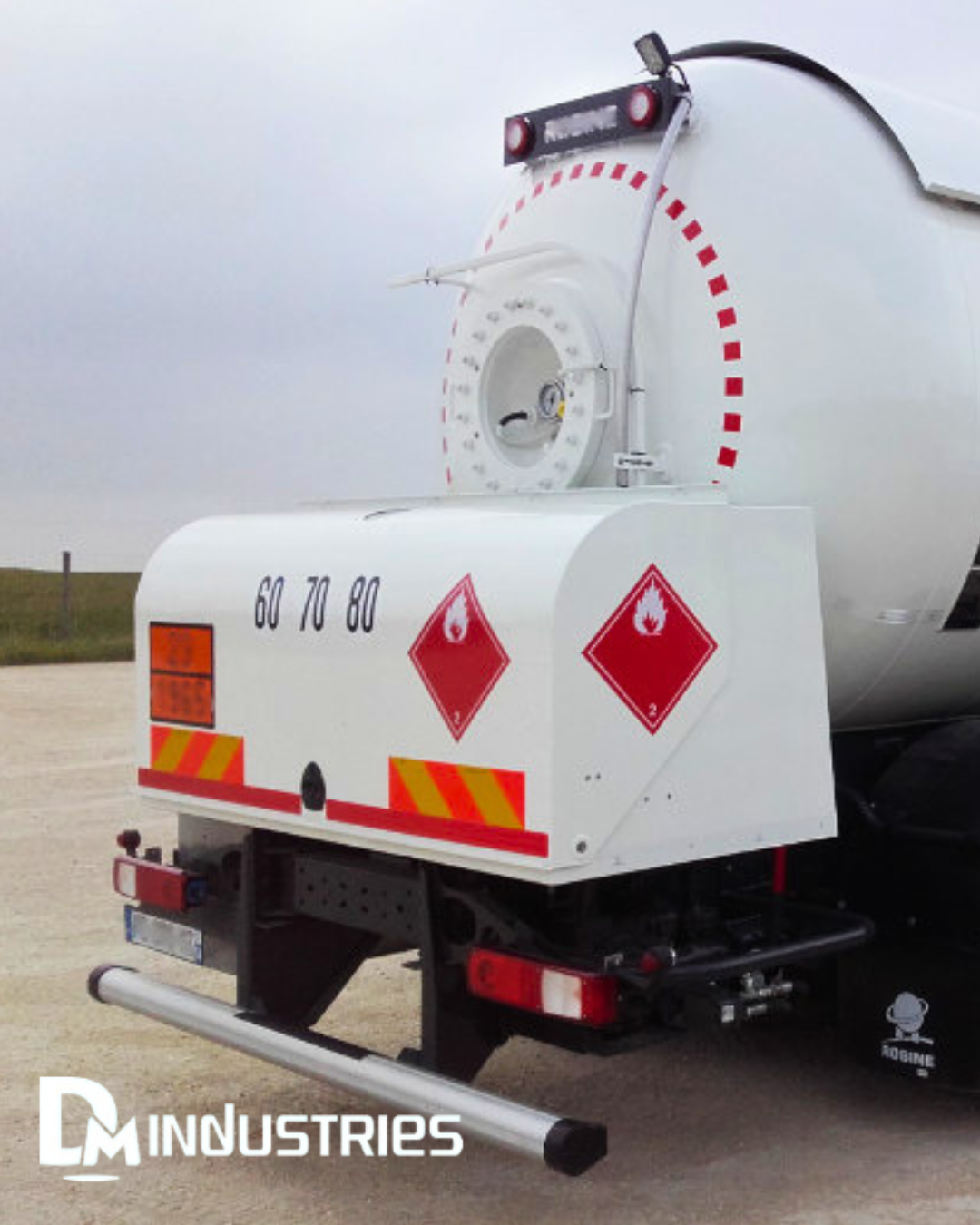 coffre camion citerne installé